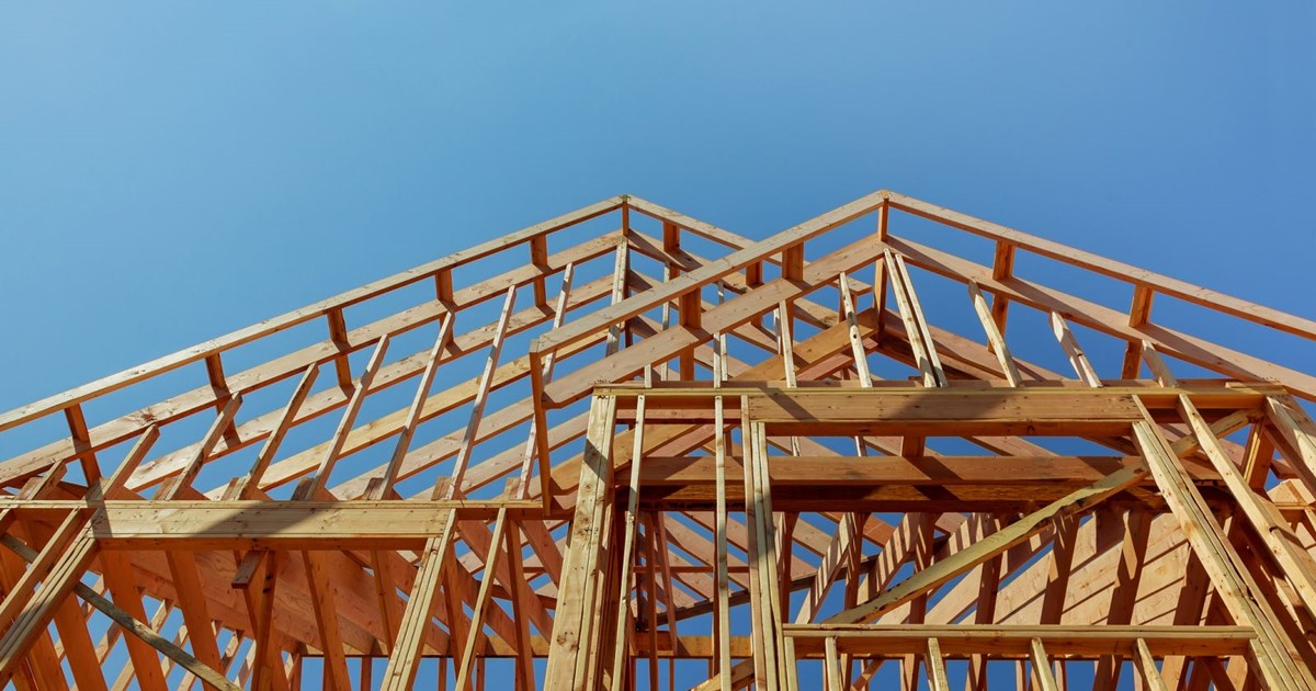 framing-of-a-new-house